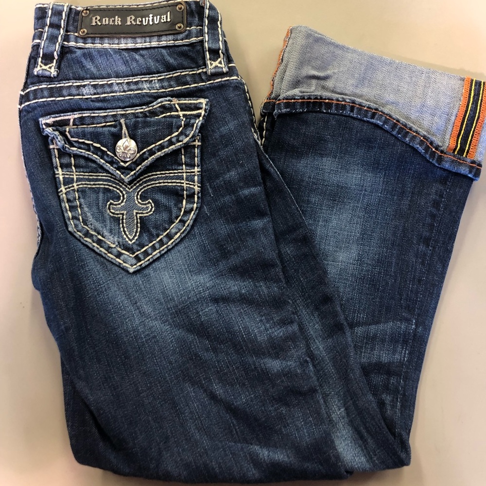 Rock revival capris